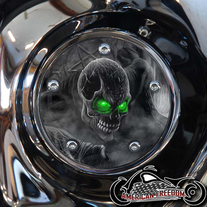 Custom Timing Cover - Grabber Green Eyes - Click Image to Close